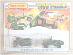 Twinpack  Military Jeep + Motorcycle 1